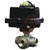 Dwyer Instruments - WE31-HMI06-T3-A - 3-Way NPT SST Ball Valve 120 VAC Flow Path C 2