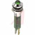 CML Innovative Technologies - 19080255 - -25degC 44mm Satin Chrome 12VDC 8mm 1300mcd Green Sun LED Indicator,Pnl-Mnt|70011604 | ChuangWei Electronics