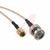 Amphenol RF - 245101-01-06.00 - 6 INCHES RG316 BNC STRAIGHT PLUG TO SMA STRAIGHT PLUG CABLE ASSEMBLIES|70033000 | ChuangWei Electronics